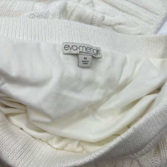 EVA MENDES KNITTED SKIRT M WINTER WHT - Picture 4 of 5